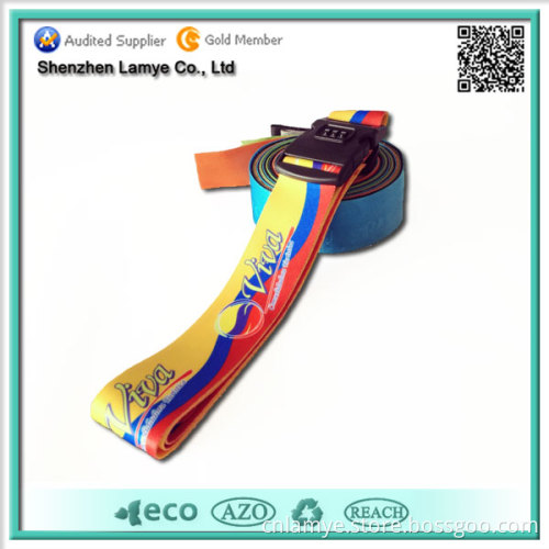 Produce Personalized OEM Cheap Polyester/ PP/ Nylon Luggage Belt for Promotional or Travel
